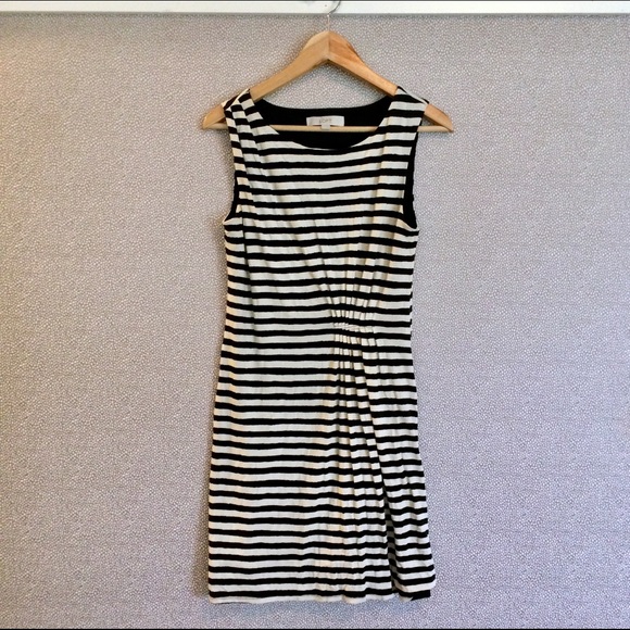 M LOFT Striped Dress - Picture 1 of 8